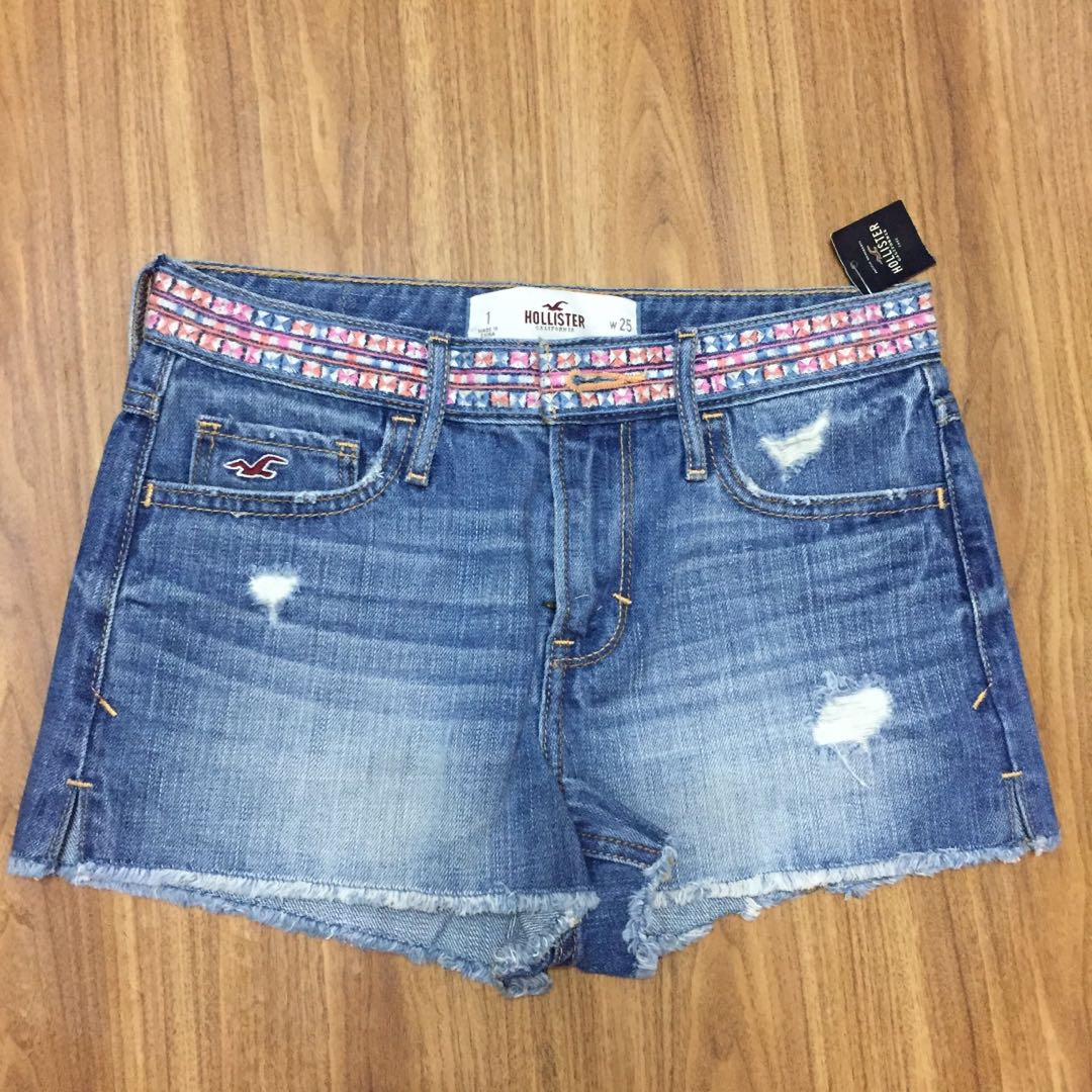 hollister denim shorts