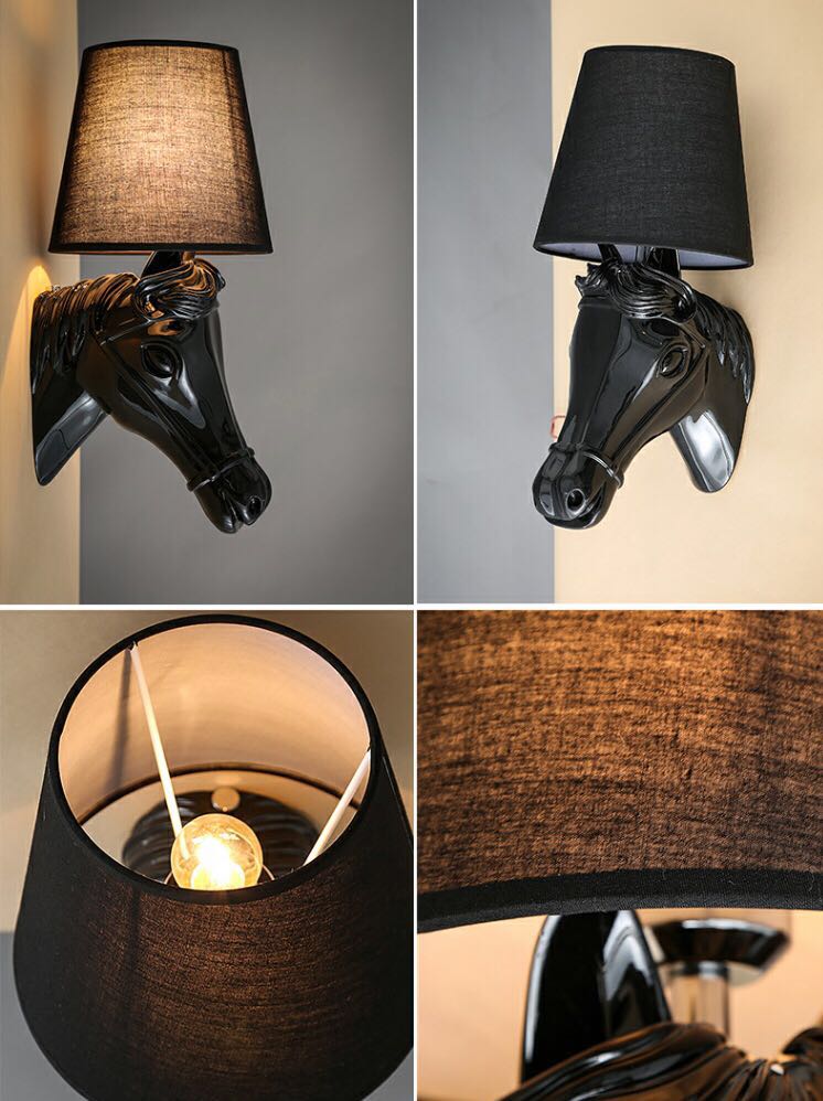 Horse Animal Wall Lamp Light Design Lighting Furniture Home Horse Animal Wall Lamp Light