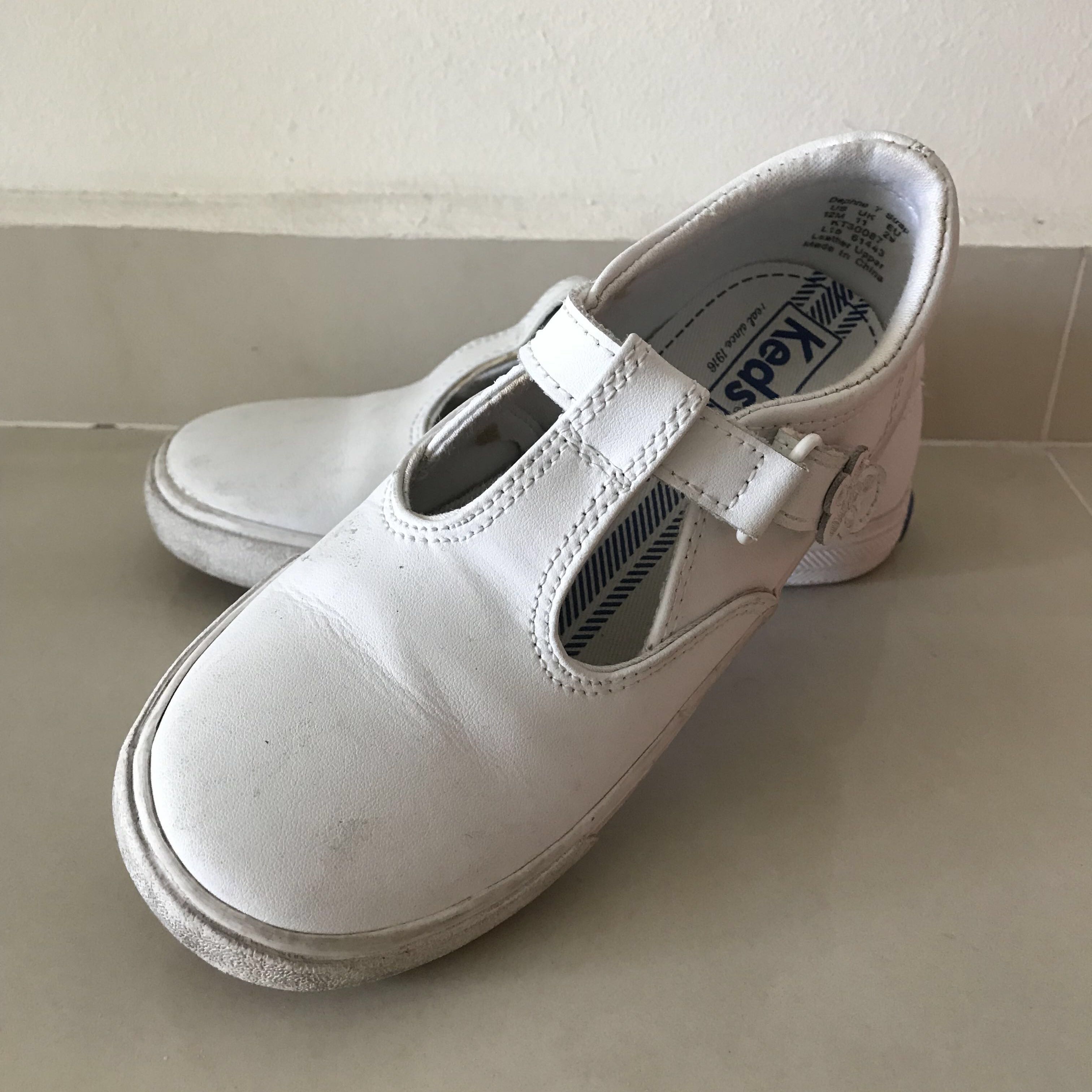 baby white keds