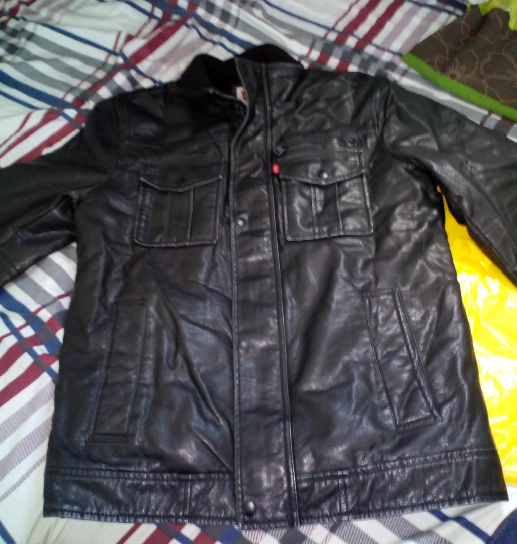 levis leather jacket