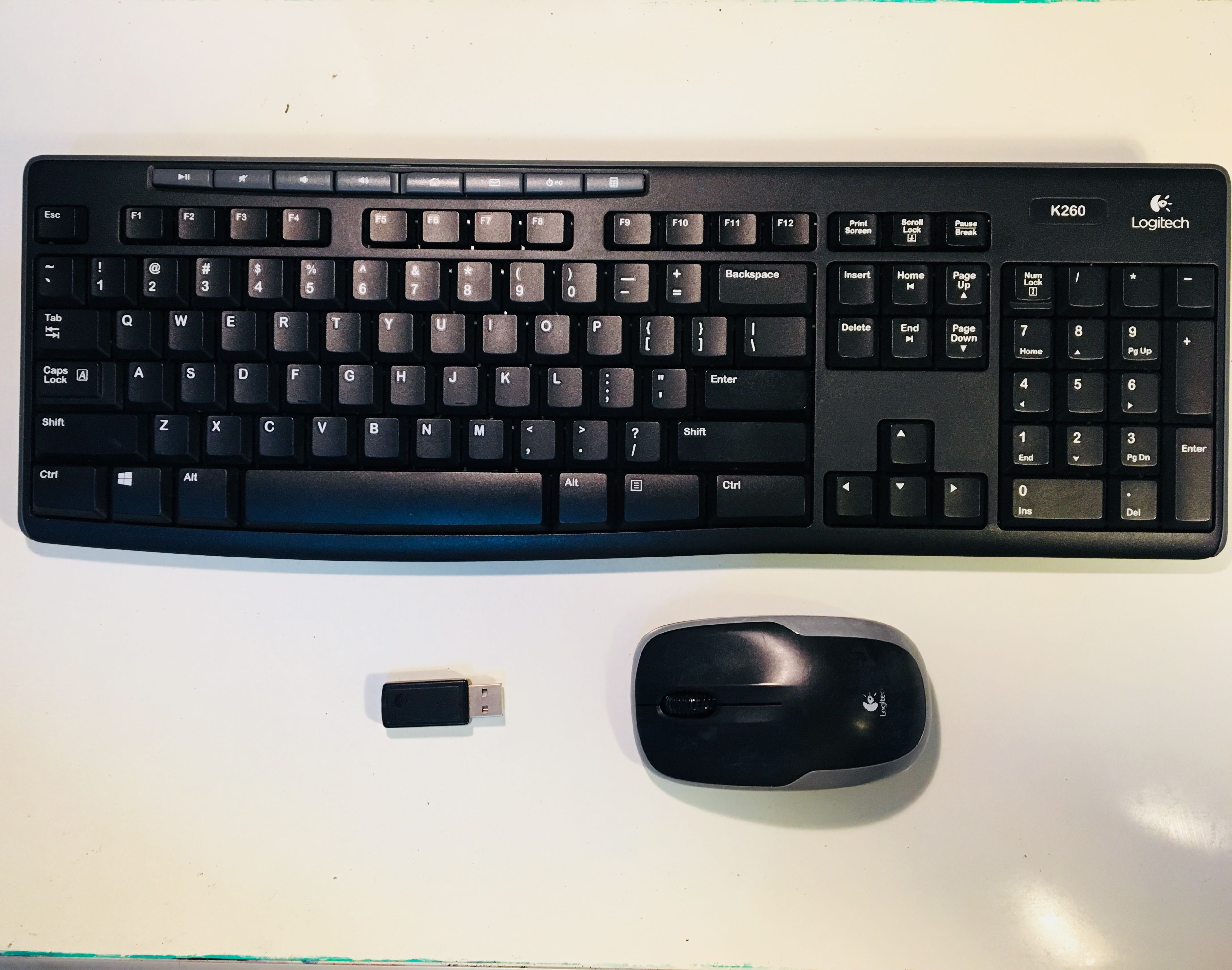 Logitech Wireless Keyboard Mouse Duo Set K260, Computers & Tech