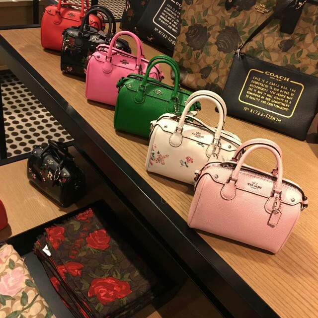 coach micro bennett satchel floral