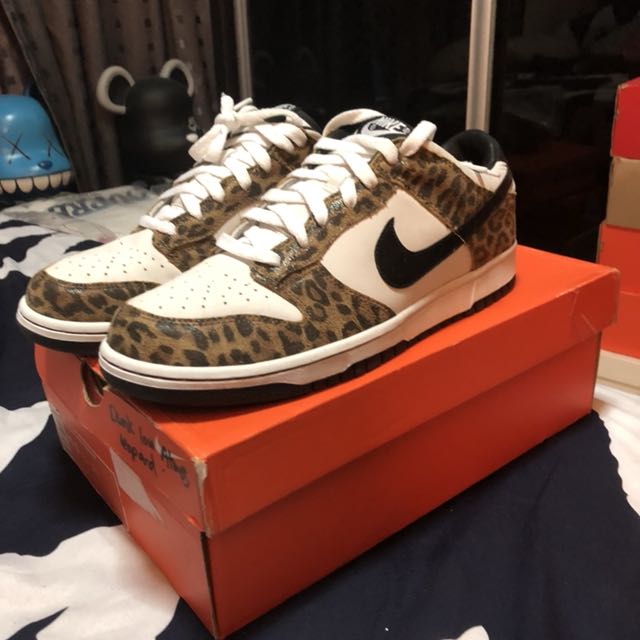 leopard nike dunks