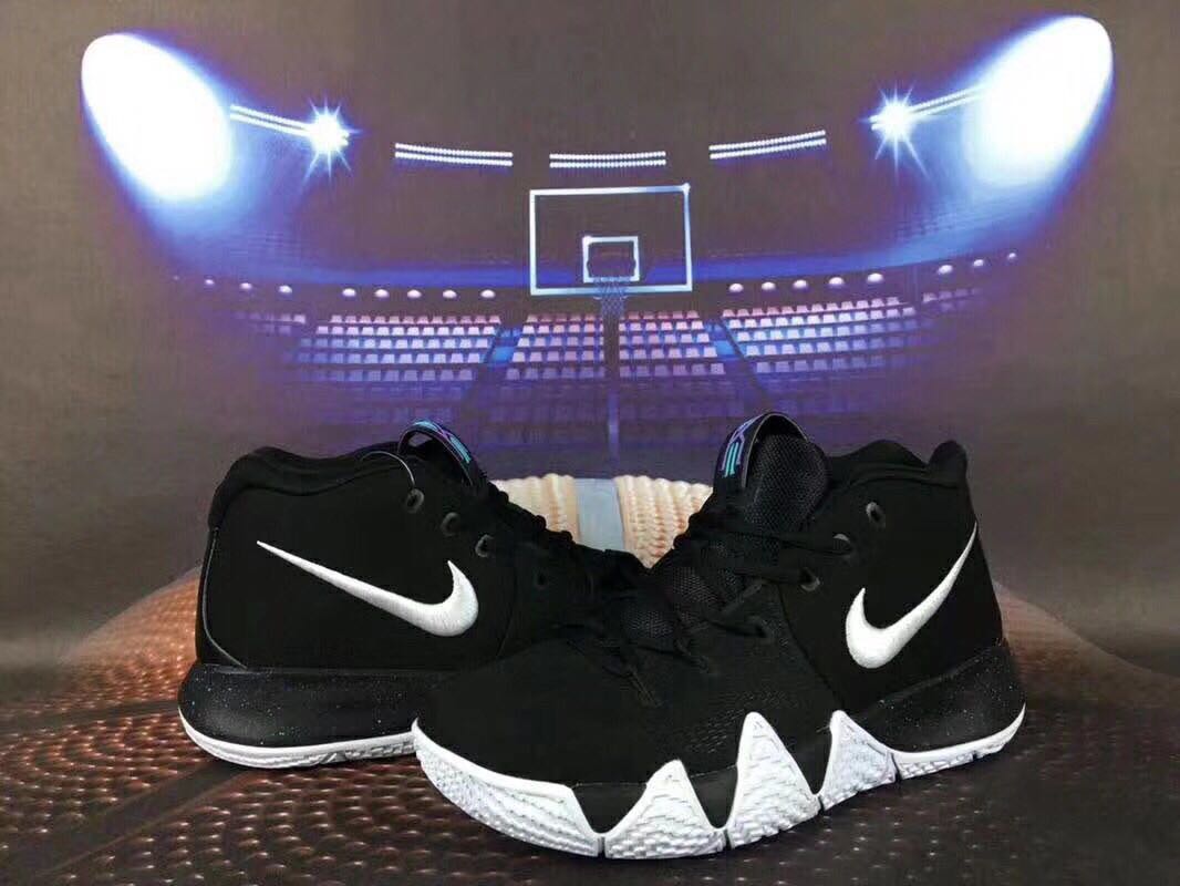 kyrie irving 4 black and white