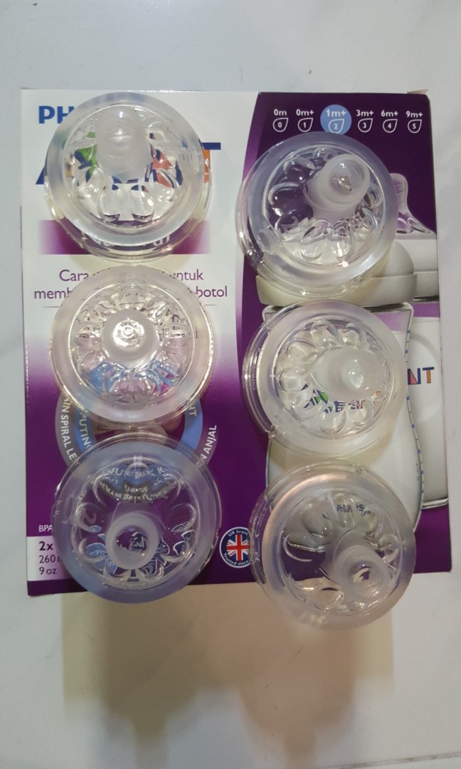 philips avent natural teats 1m