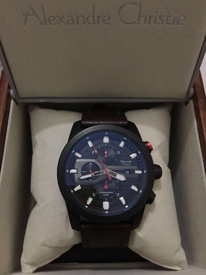 jam alexandre christie chronograph caliber ym92