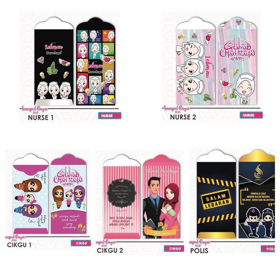 Sampul Duit Hari Raya Preorder Closing Date 15 4 2018 Design Craft Others On Carousell
