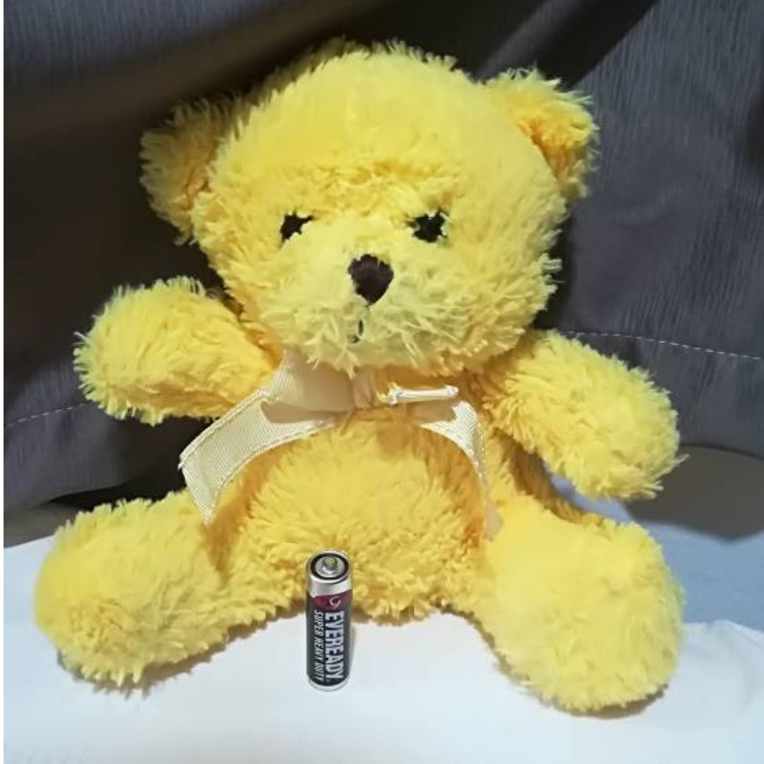 small yellow teddy bear