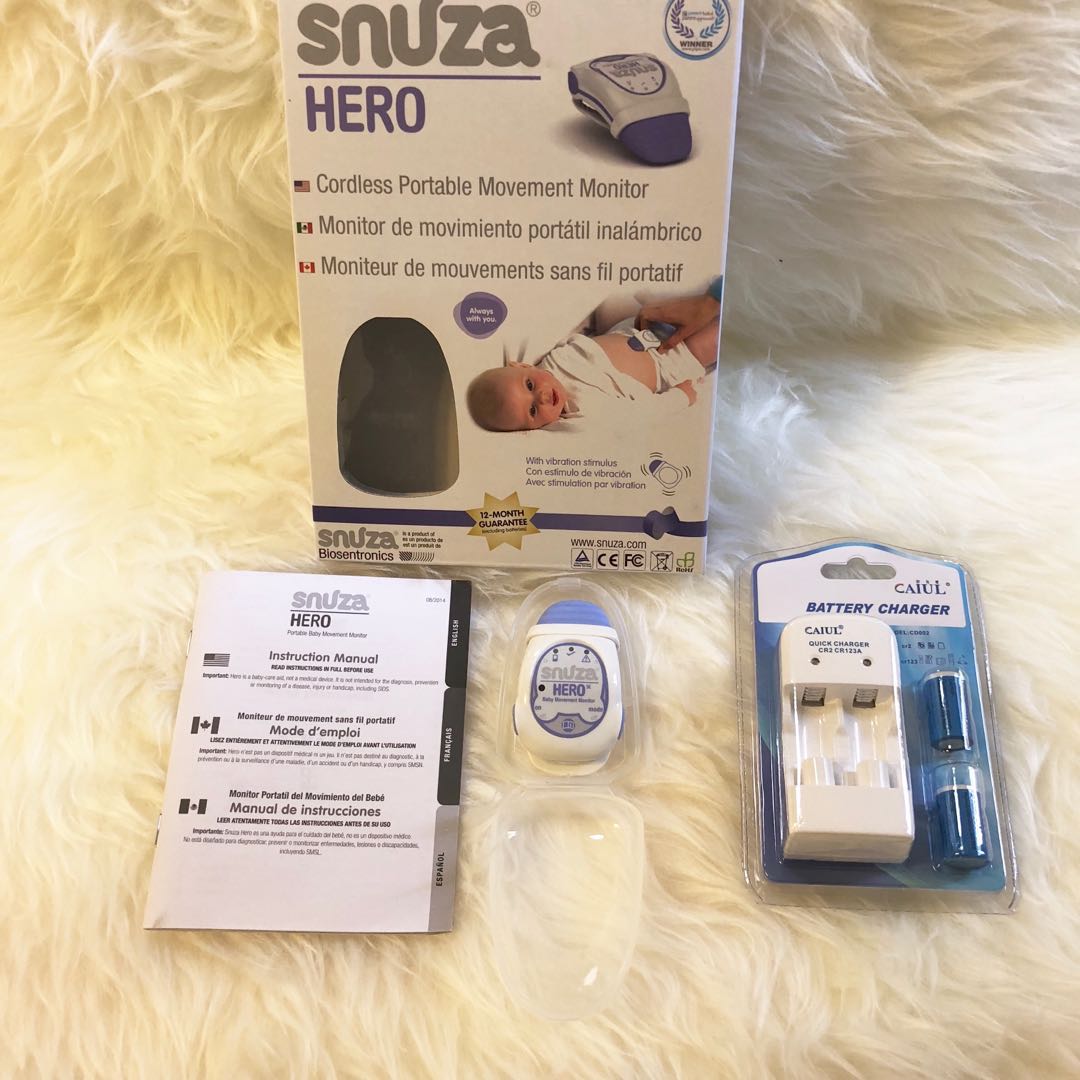 Snuza Hero MD - Monitor Per Il Sonno Del Bambino, Sensore Di Movimento Con Allarme Vibrazione, Senza Fili - Foto 8