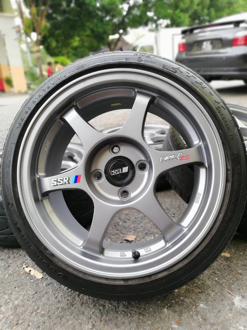 Ssr Type C Rs Thailand 15 Inch Sports Rim Kenari Tyre 70 Auto Accessories On Carousell