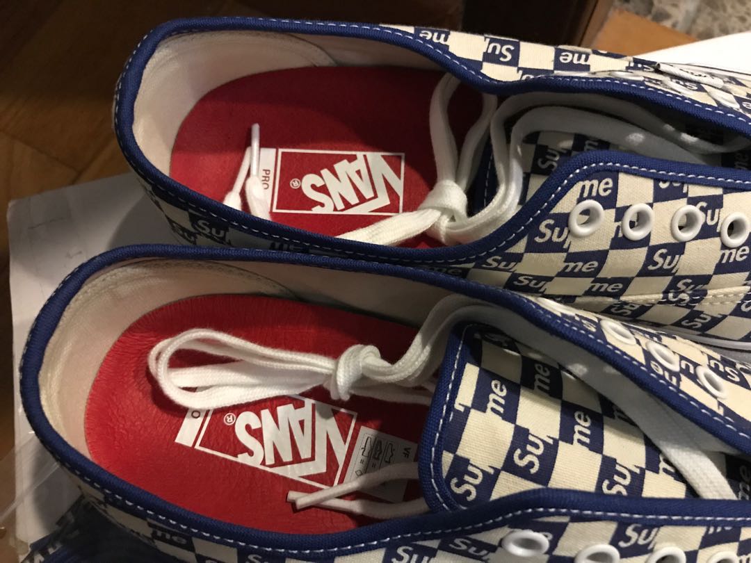 Supreme vans authentic pro sale