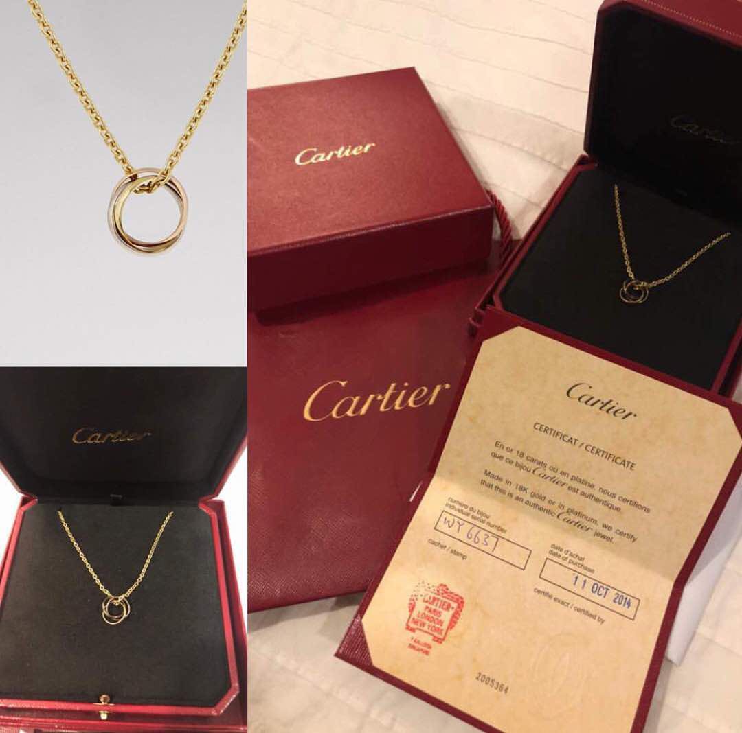 cartier trinity necklace review