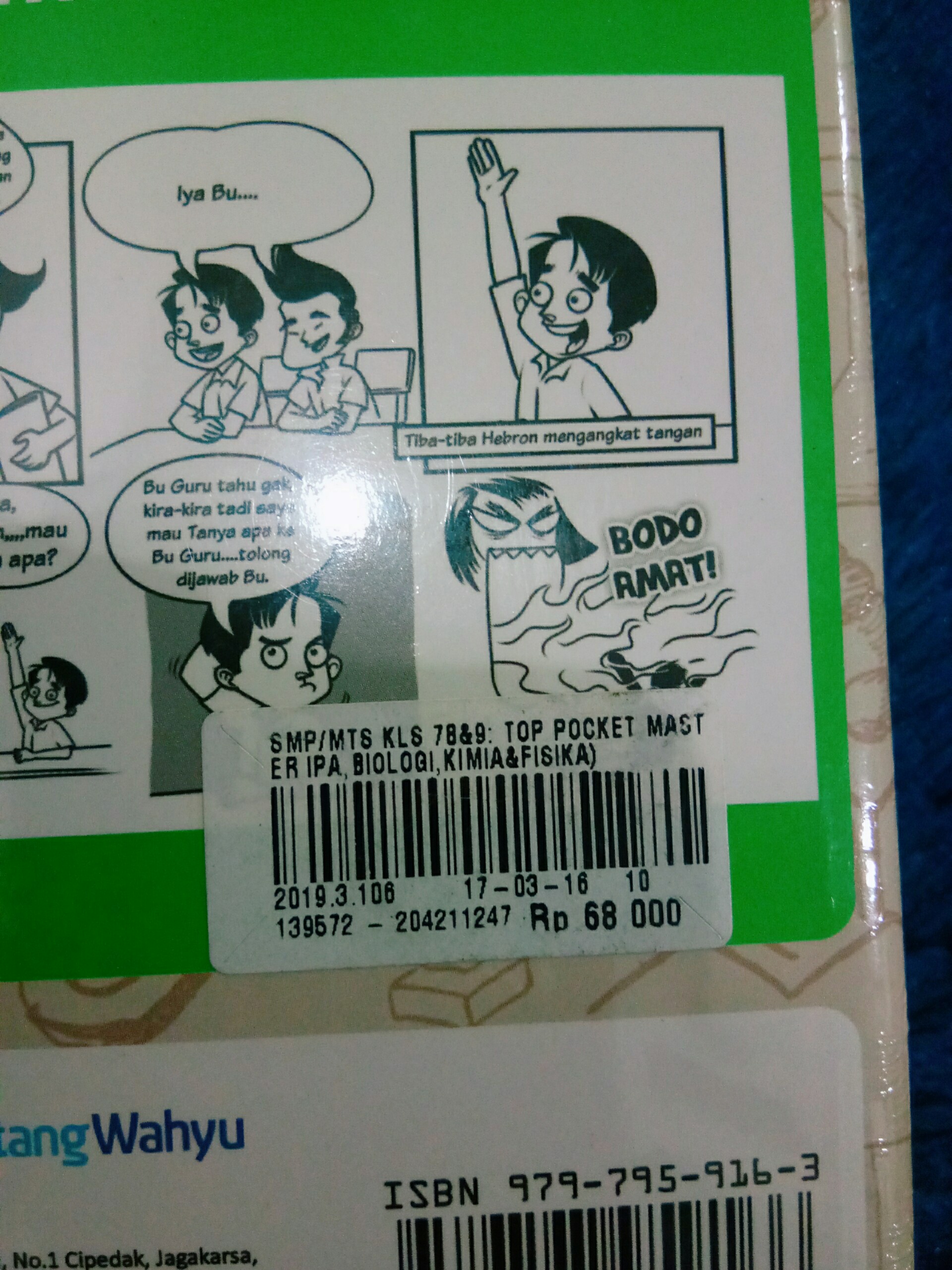 BUKU PINTAR IPA Top Pocket Master IPA Biokimiafisika Kelas 78