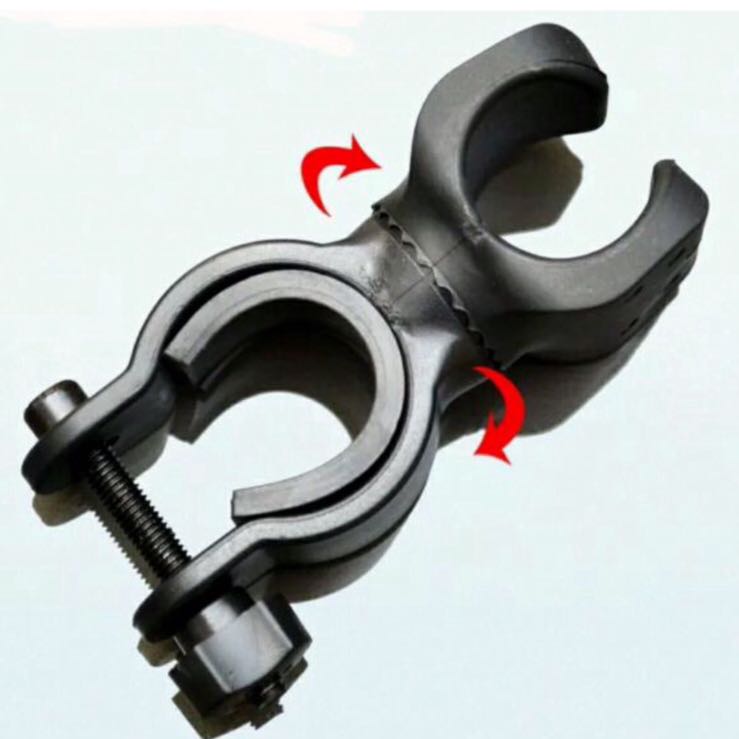 flashlight bicycle mount