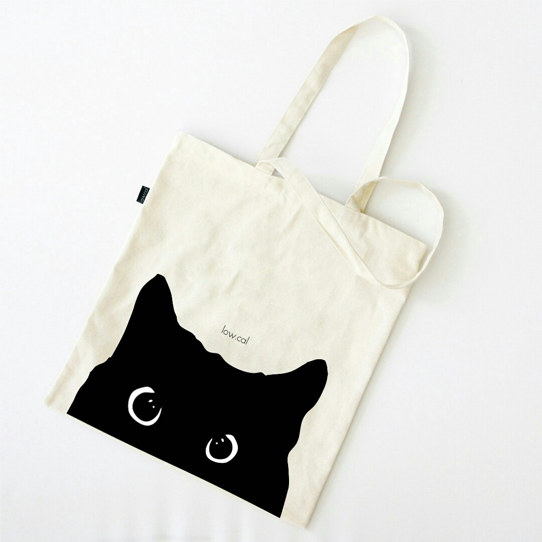 Totebag Cats Lover Totebag Kucing Hitam Women S Fashion