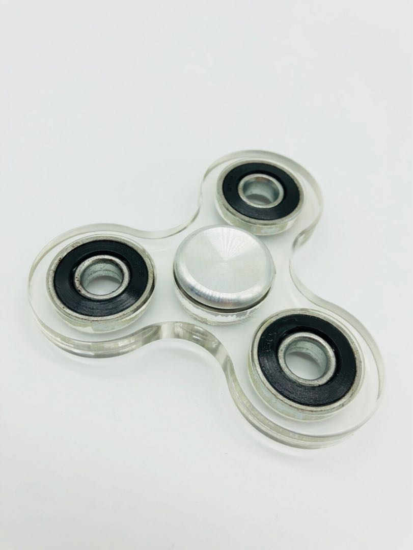 Transparent Fidget Spinner Free Postage Toys Games Bricks