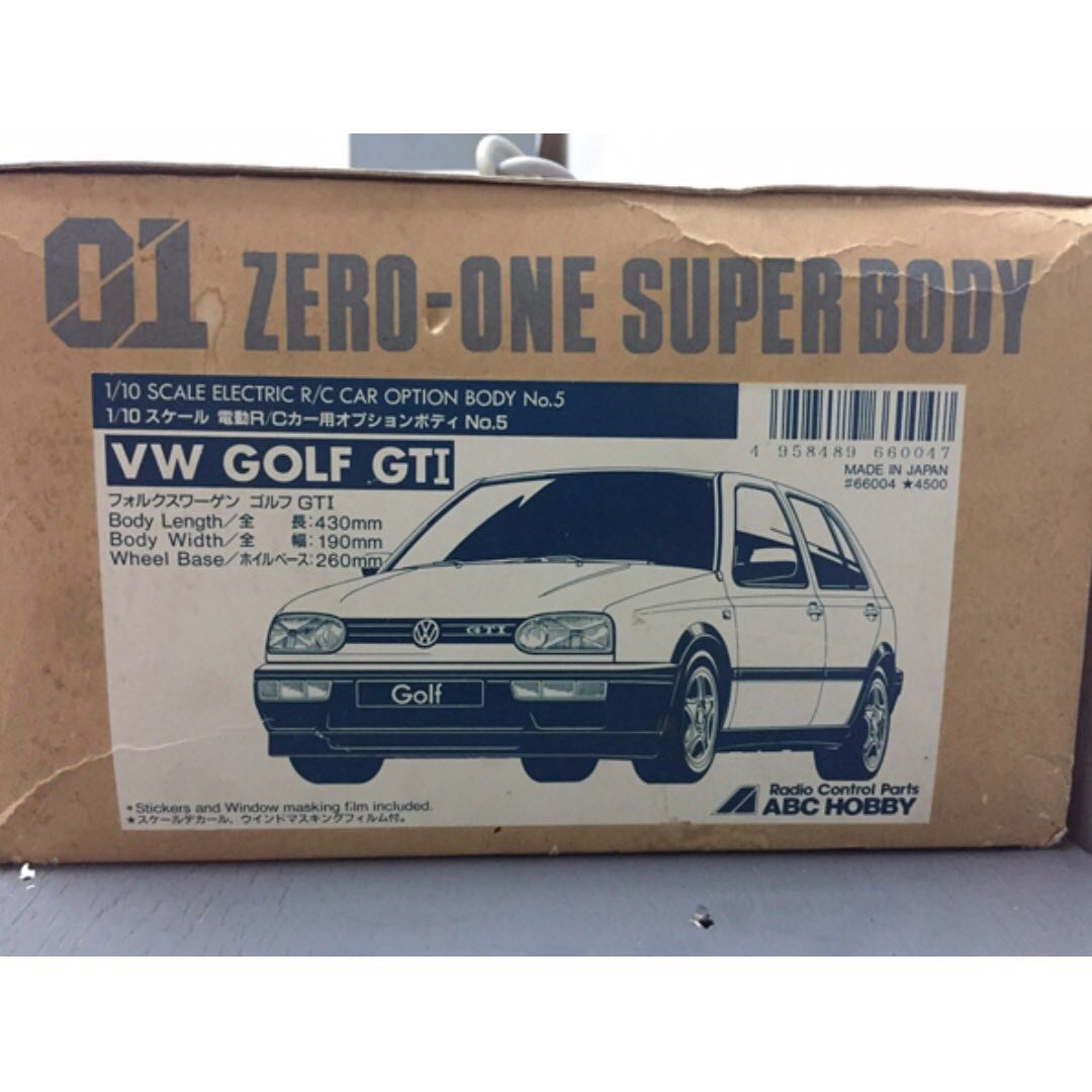 Volkswagen Vw Golf 3 Gti 1 10 Rc Shell Model Not Golf 7 Tamiya Kyosho 雙星 福士 汽車配件on Carousell
