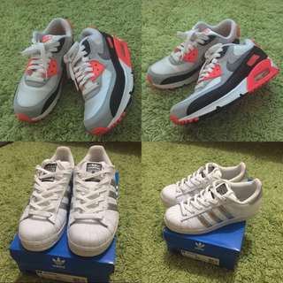 Adidas superstar/ nike airmax OG