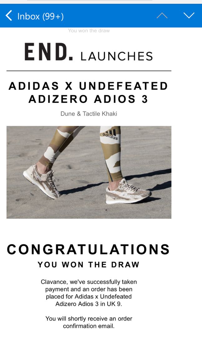 Adizero discount x undefeated