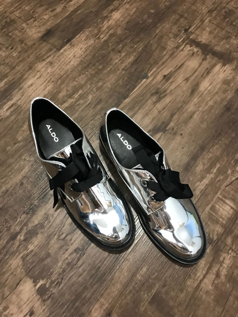 ALDO Deluca Shoes chic silver NEW EU 39