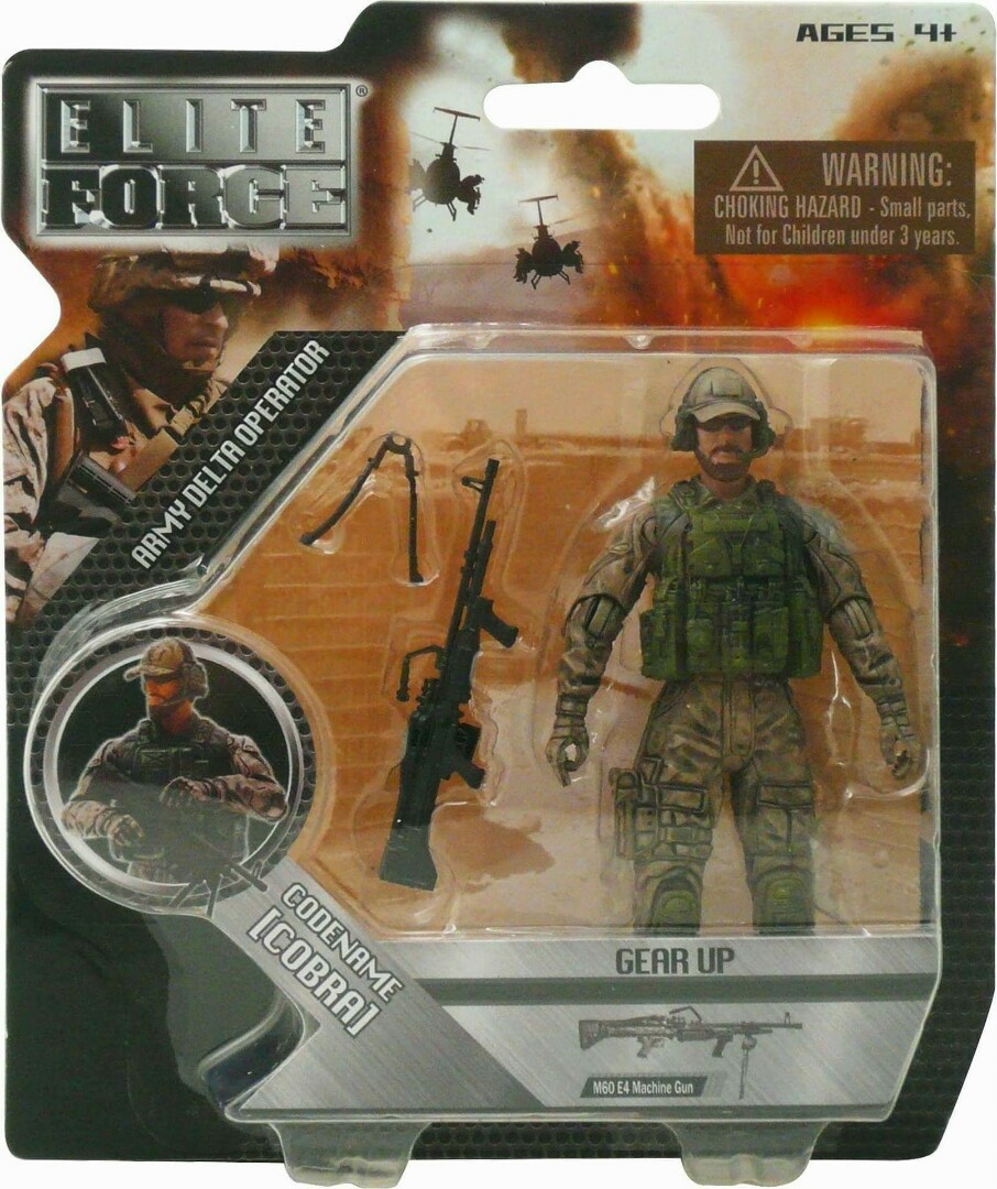 Bbi Elite Force Cobra 4 Inch Action Figure 118 Scale Hobbies And Toys