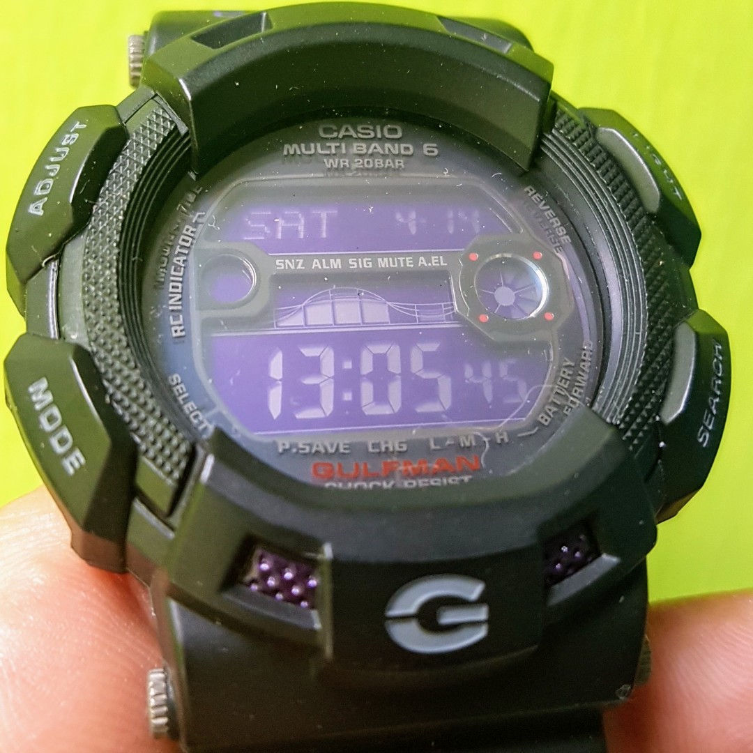 purple g shock mens