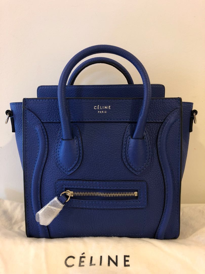royal blue celine bag