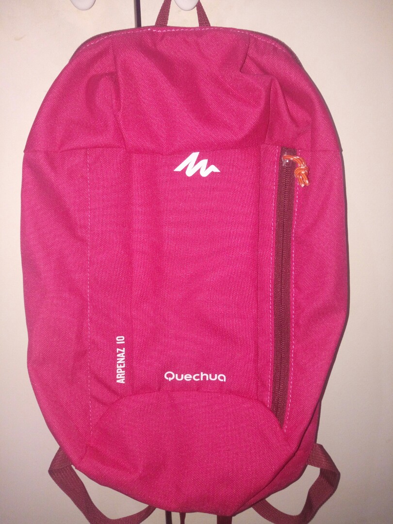 decathlon pink bag