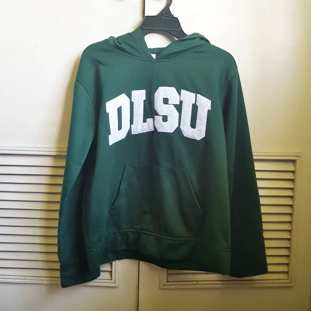 DLSU Hoodie, Women's Fashion, Coats, Jackets and Outerwear on Carousell