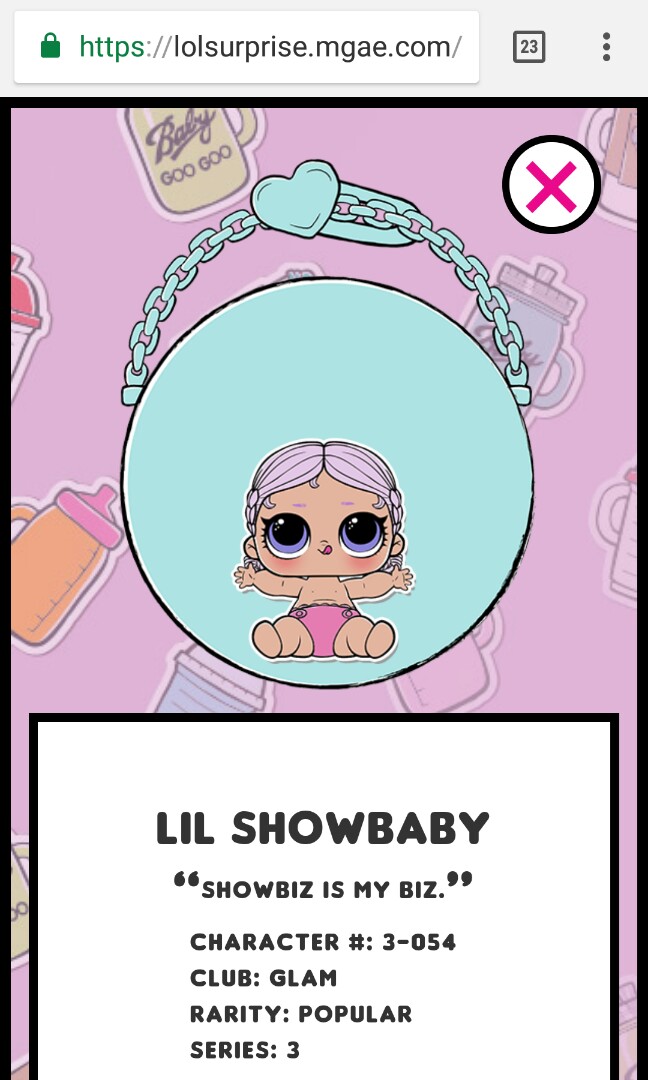 Glam Club LOL Surprise Lil Sisters Series 3 Wave 1