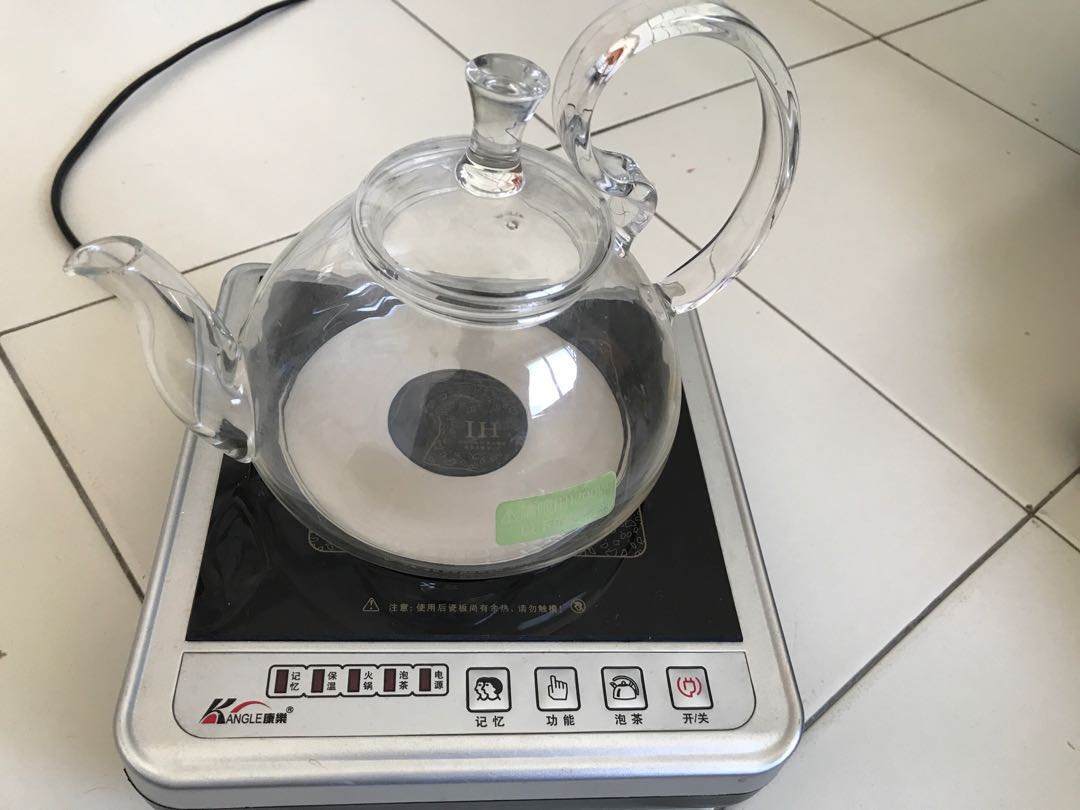 Glass Kettle And Induction Stove For Chinese Tea Making Home