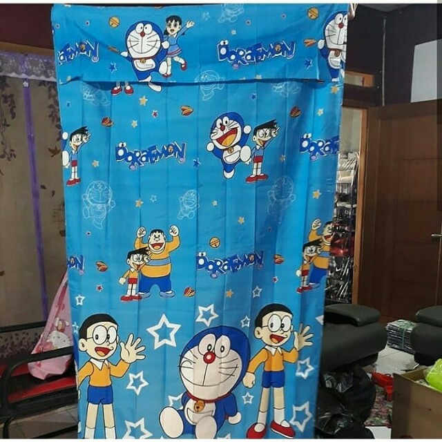 Download 45 Gambar Gorden Motif Doraemon Paling Baru HD