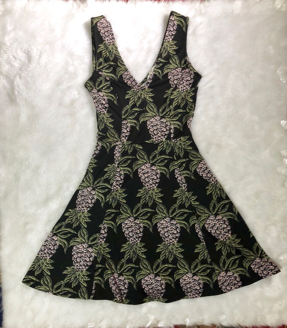 h&m pineapple dress
