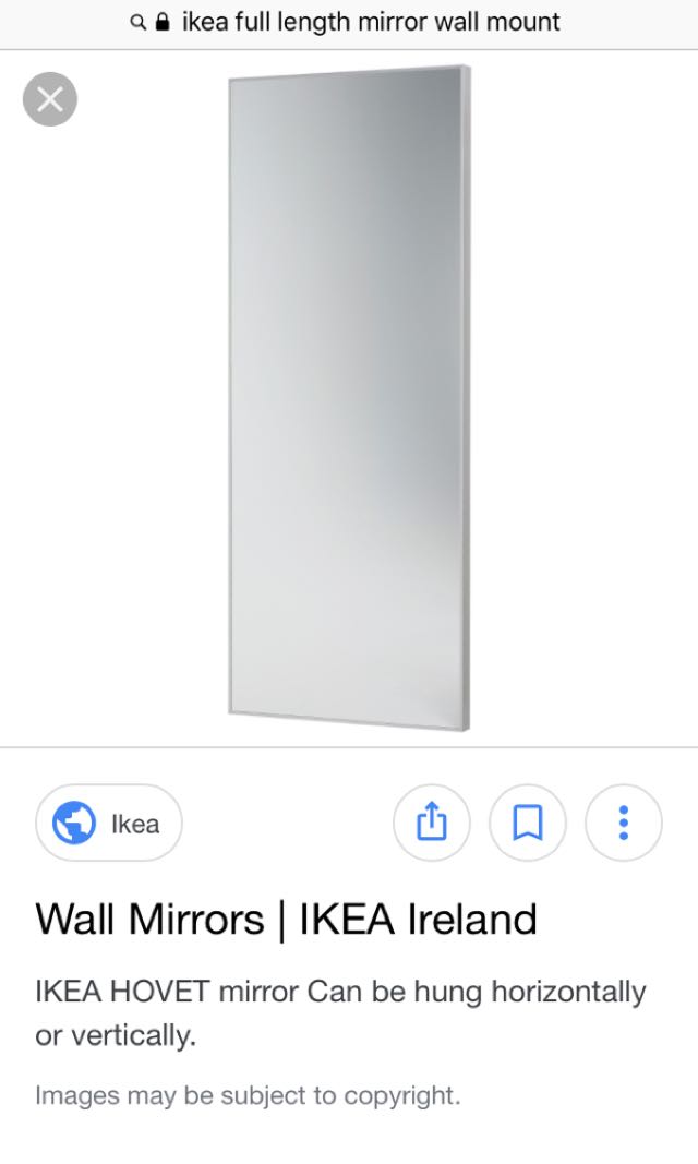 Wall Mounted Full Length Mirror Ikea Wall Design Ideas