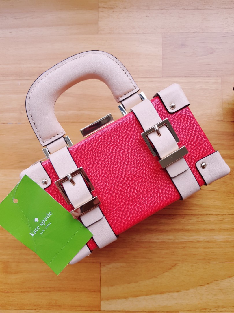 Limited Edition Kate Spade Go Fly a Kite Mini Luggage Crossbody Bag