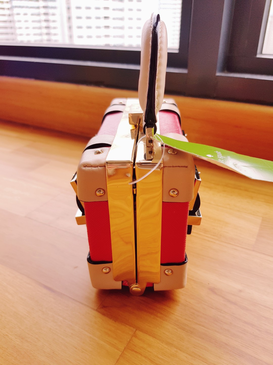 Limited Edition Kate Spade Go Fly a Kite Mini Luggage Crossbody Bag