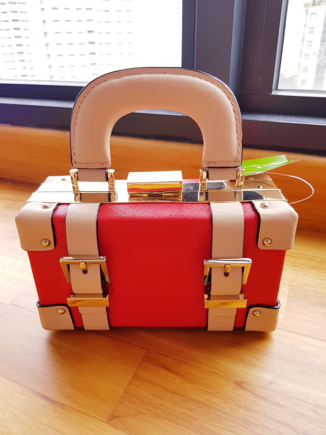 Limited Edition Kate Spade Go Fly a Kite Mini Luggage Crossbody Bag