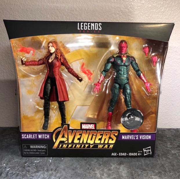 Marvel Legends 6" Scarlet Witch Avengers Infinity War MCU New Loose Toys R Us