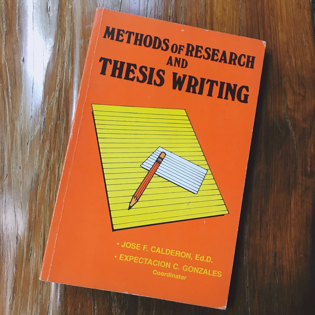 calderon j f (2020) methods of research and thesis writing national bookstore