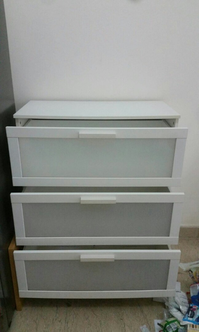 Moving Out Sale Ikea Aneboda 3drawer Chest Furniture
