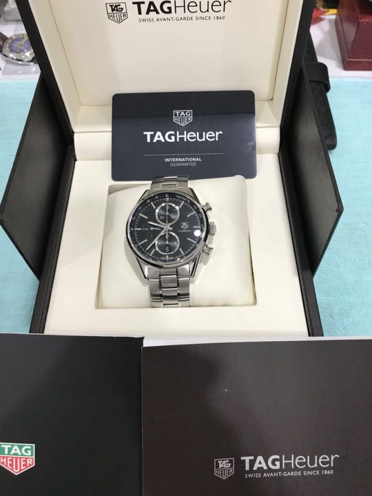 New TAG Heuer CARRERA Calibre 16 Day Date Chronograph Full set with box ...