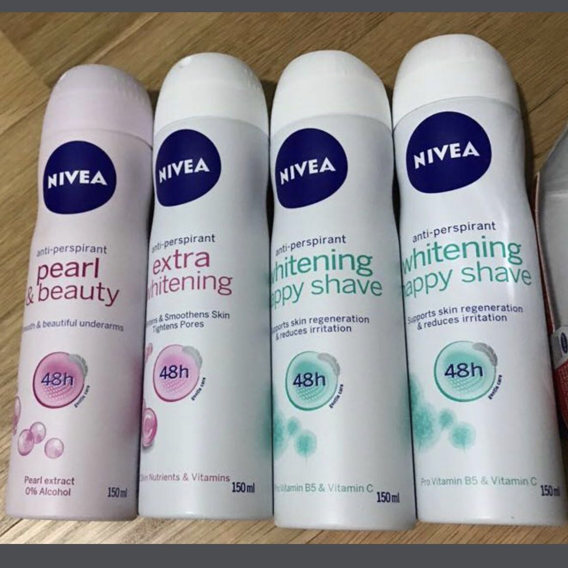 nivea anti-perspirant/deodorant