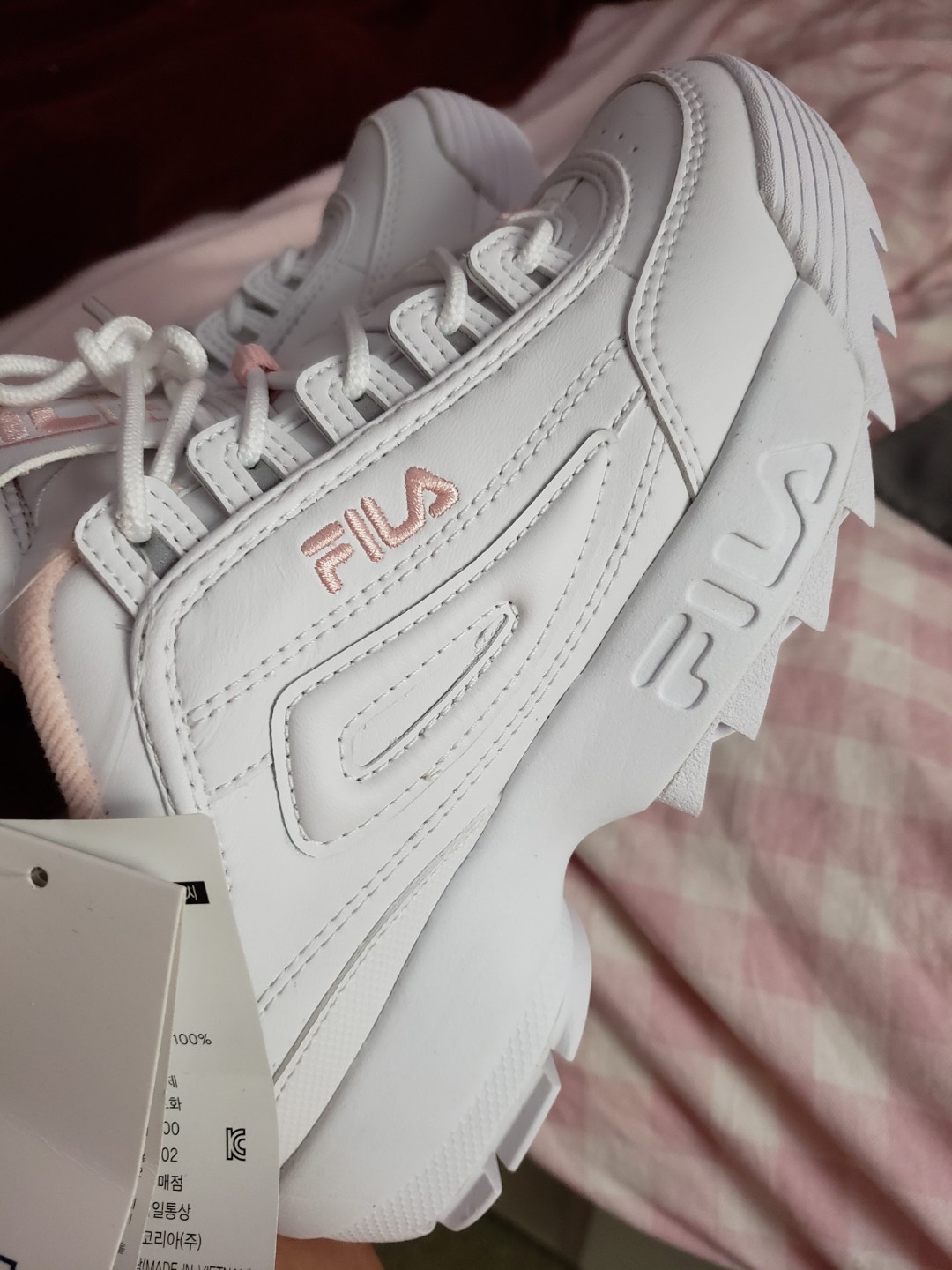 Baby pink filas online