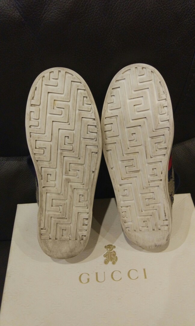 Sepatu Gucci Authentic Original Brand Anak Preloved Bayi Anak Baju Anak Laki Laki Di Carousell
