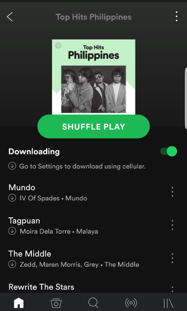 Spotify top hits philippines download game