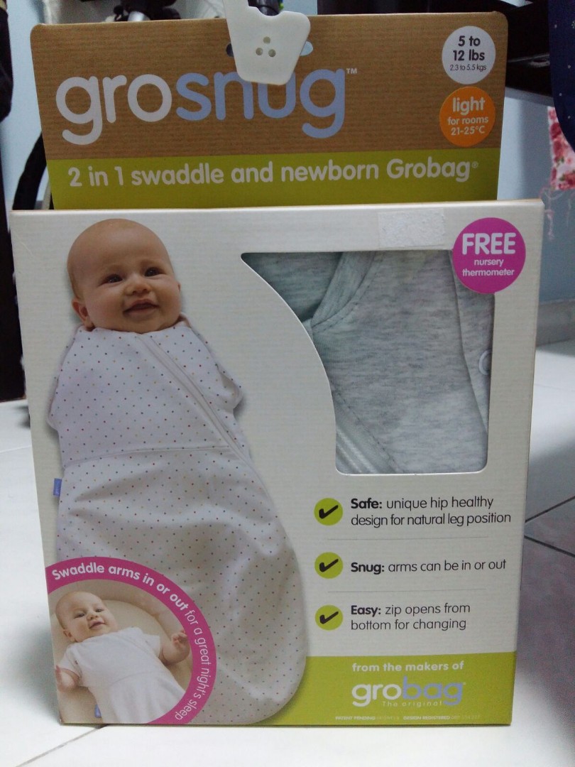 Swaddle Me Gro Babies Kids Bathing Changing Diapers Baby Wipes On Carousell