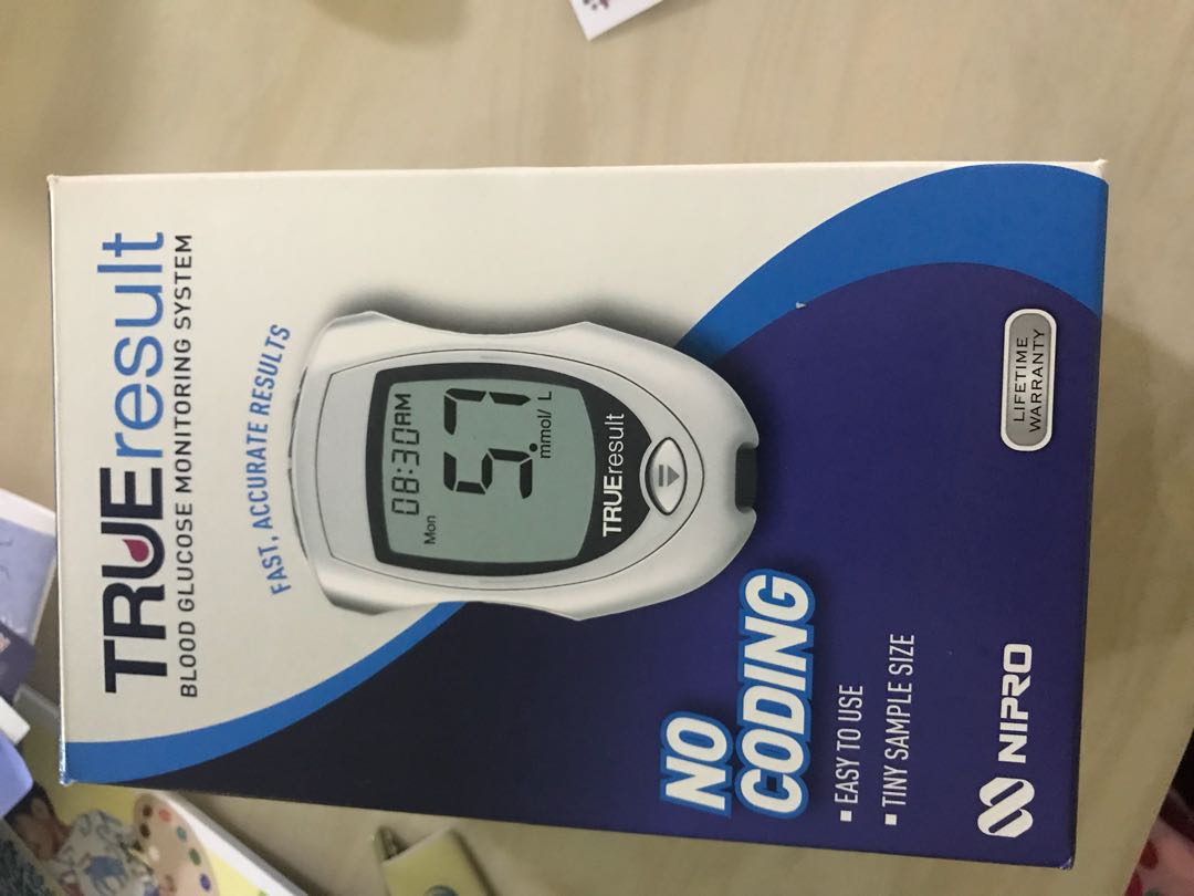 TRUE RESULT blood glucose test strips 50 pcs, Health & Nutrition
