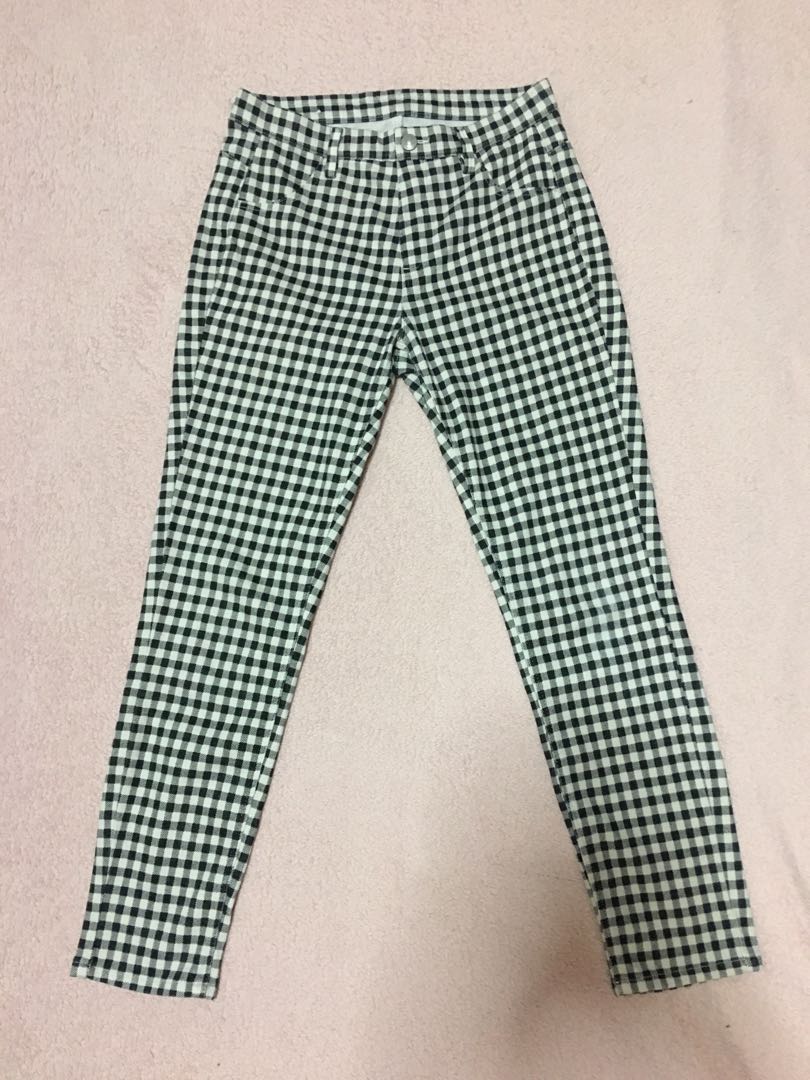 Uniqlo gingham hotsell pants