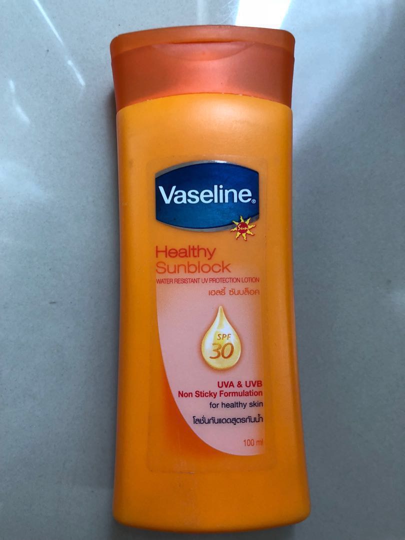 vaseline sunblock for face