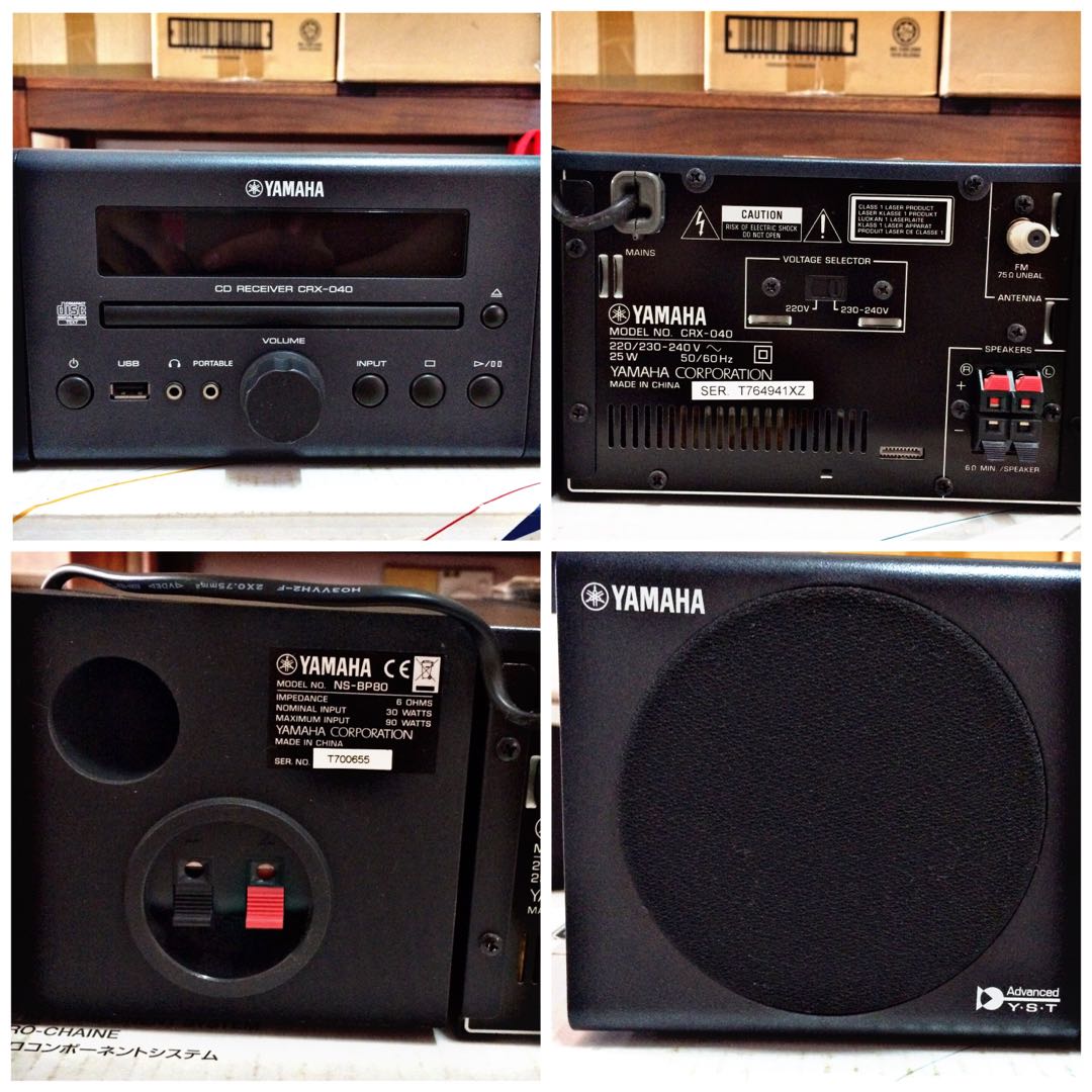 YAMAHA MCR-040 CD Player, Audio, Portable Music Players on